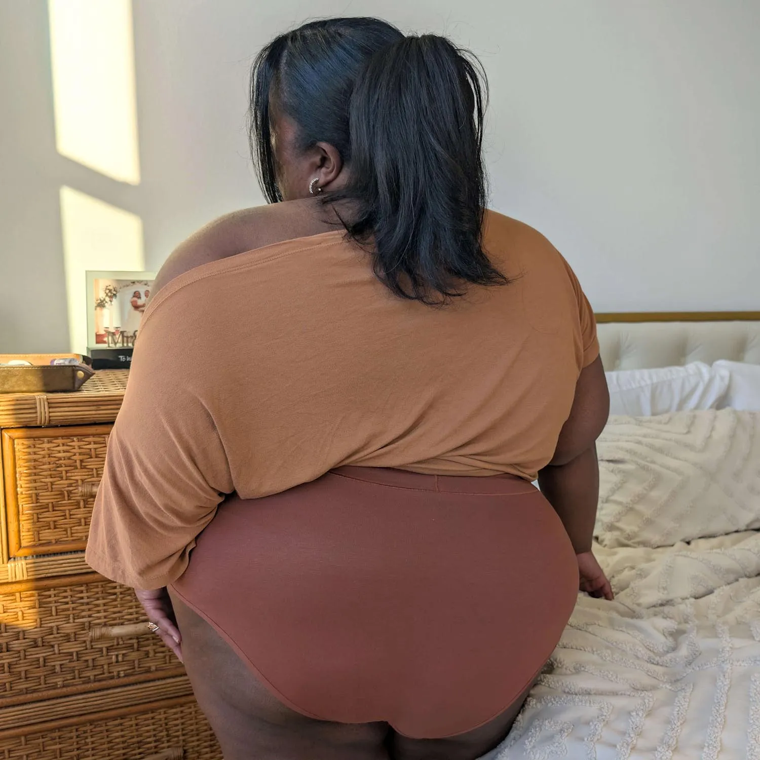 Super High Waist Panties - Root Beer