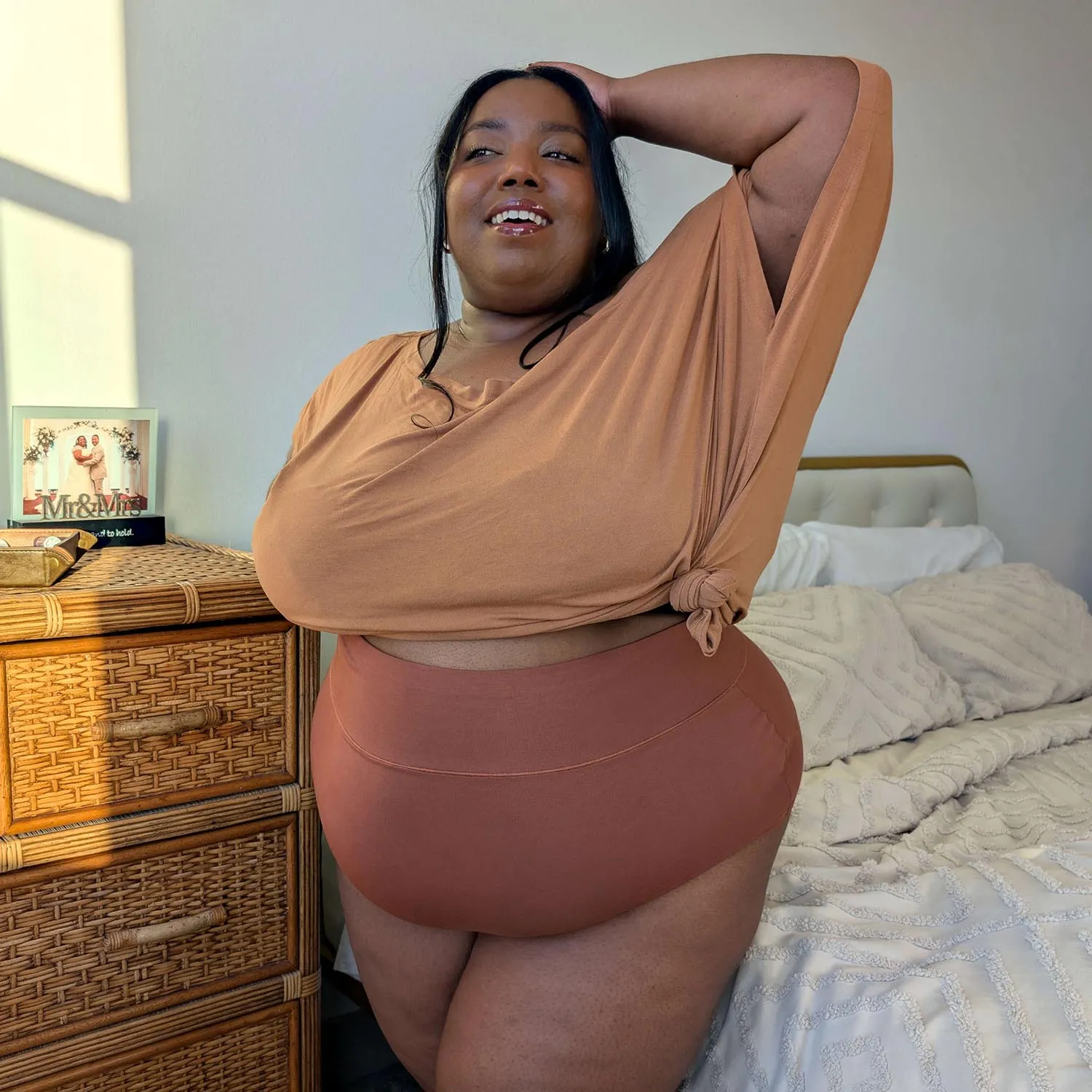 Super High Waist Panties - Root Beer