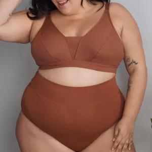 Super High Waist Panties - Root Beer