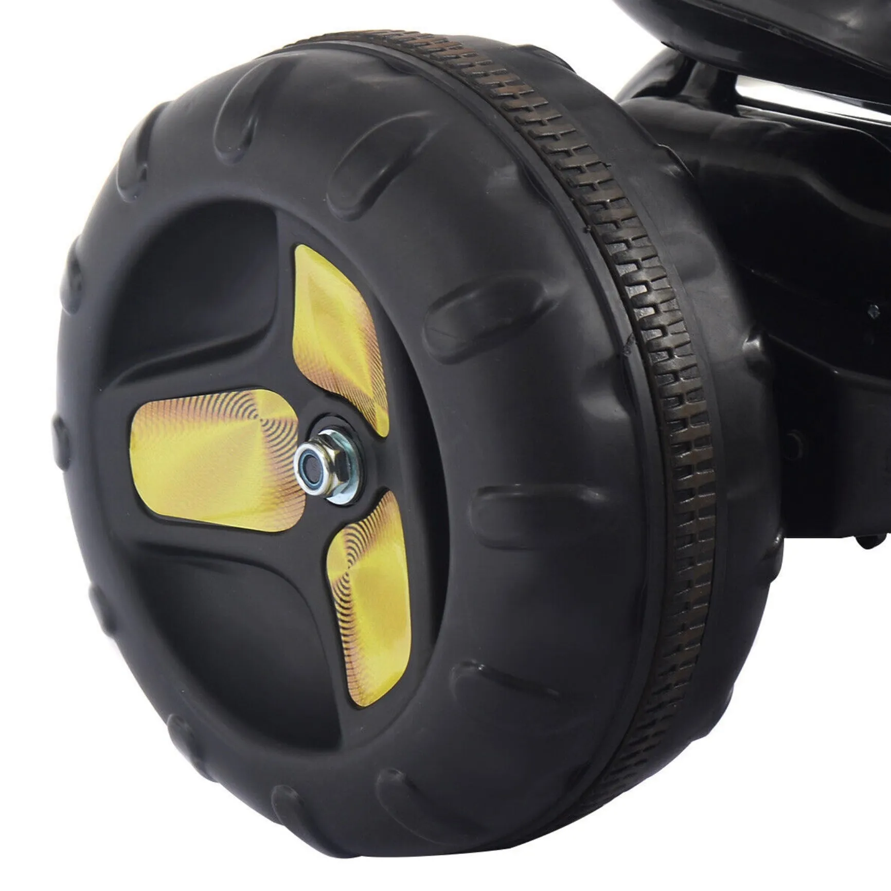 Super-Safe Children’s Go Kart Quad Style | Adjustable Seat | Non-Slip Wheels | 3-7 Years