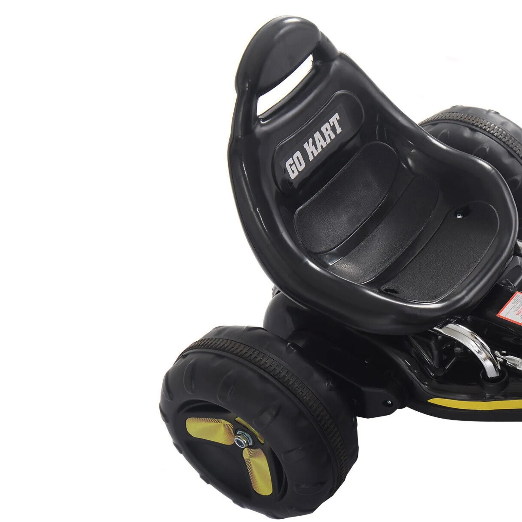 Super-Safe Children’s Go Kart Quad Style | Adjustable Seat | Non-Slip Wheels | 3-7 Years