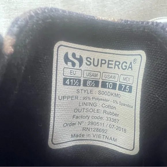 Superga Fantasia Velvet Leopard Sneakers Size 8.5 NWT