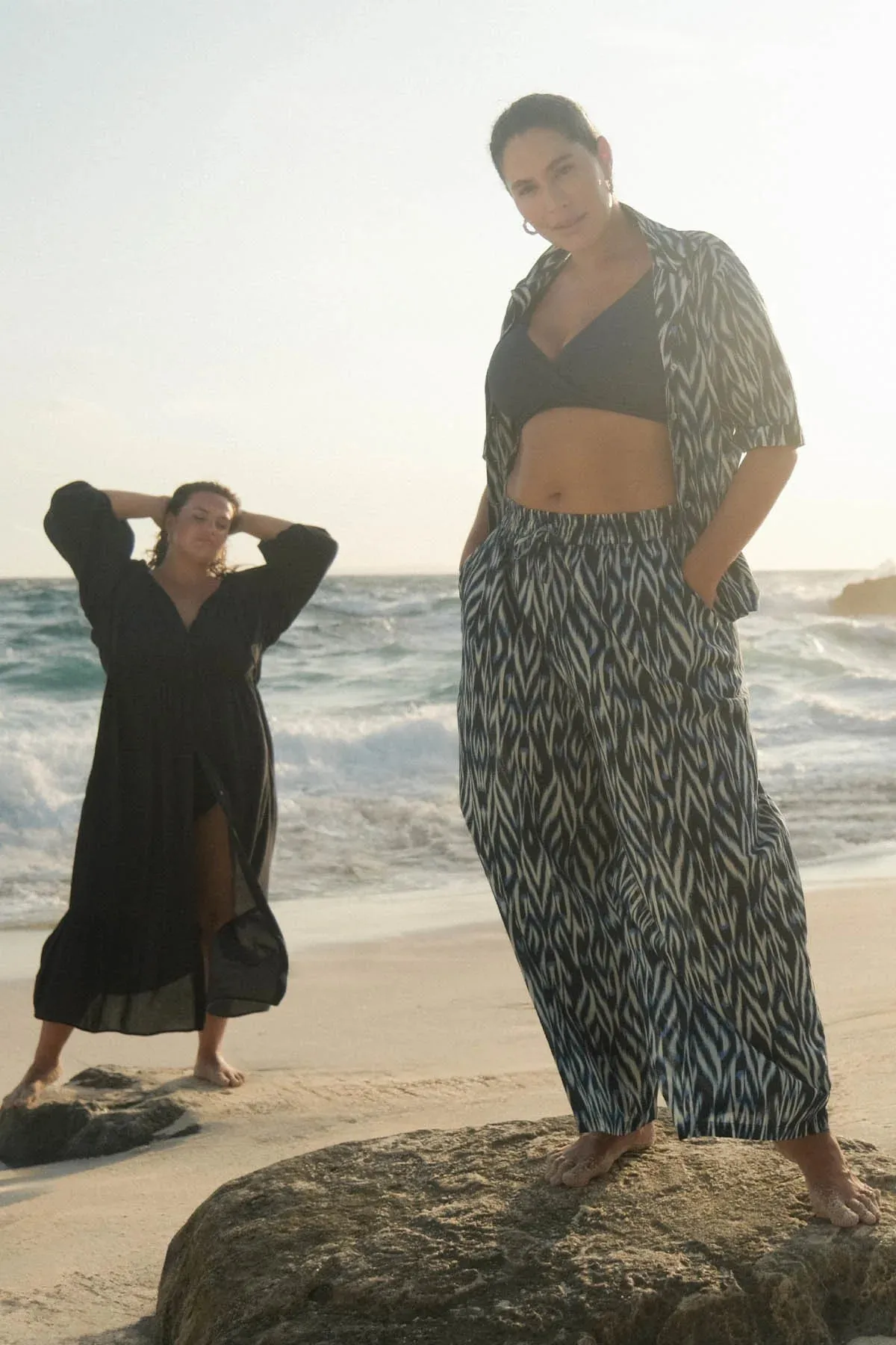 Supine Wide Leg Pant Bottom In Navy - ArteSands