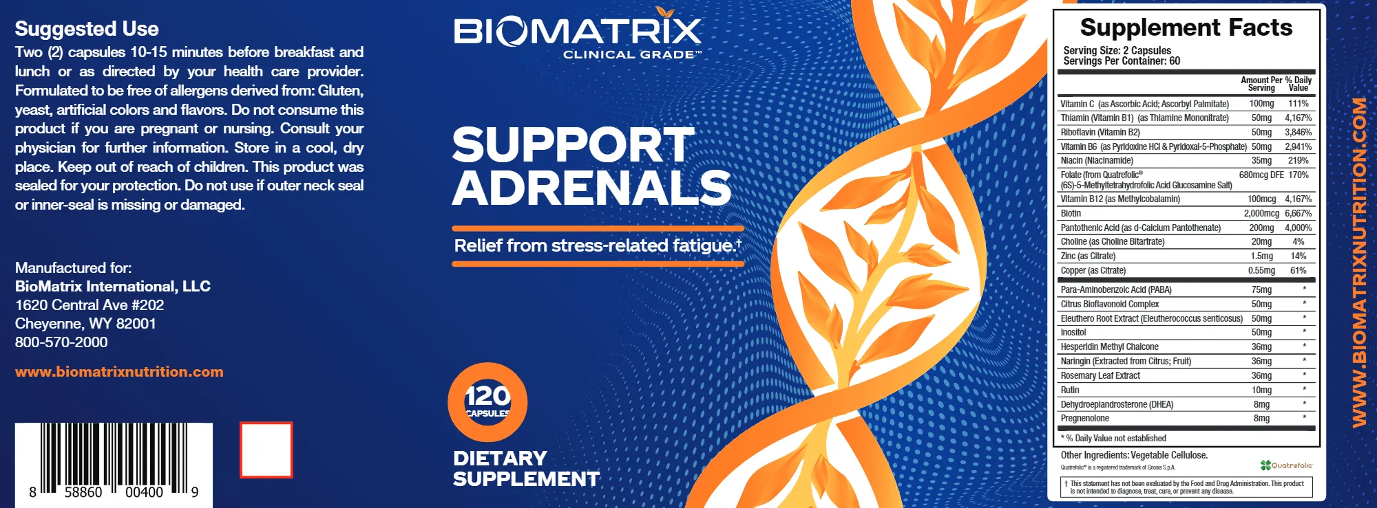 Support Adrenals