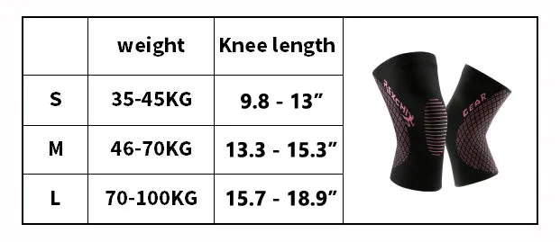 Support And Recovery Knee Compression Sleeve With Gel Grip (1-Pair)