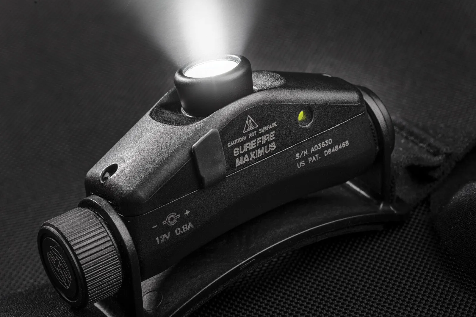 Surefire MAXIMUS HL (1000 Lumens - LED) HS3-A Black