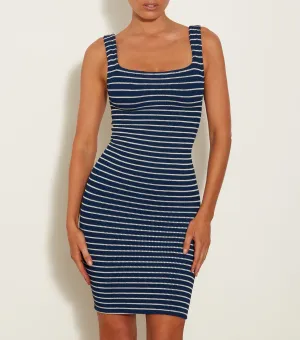 Tank Dress - Navy/White Stripe