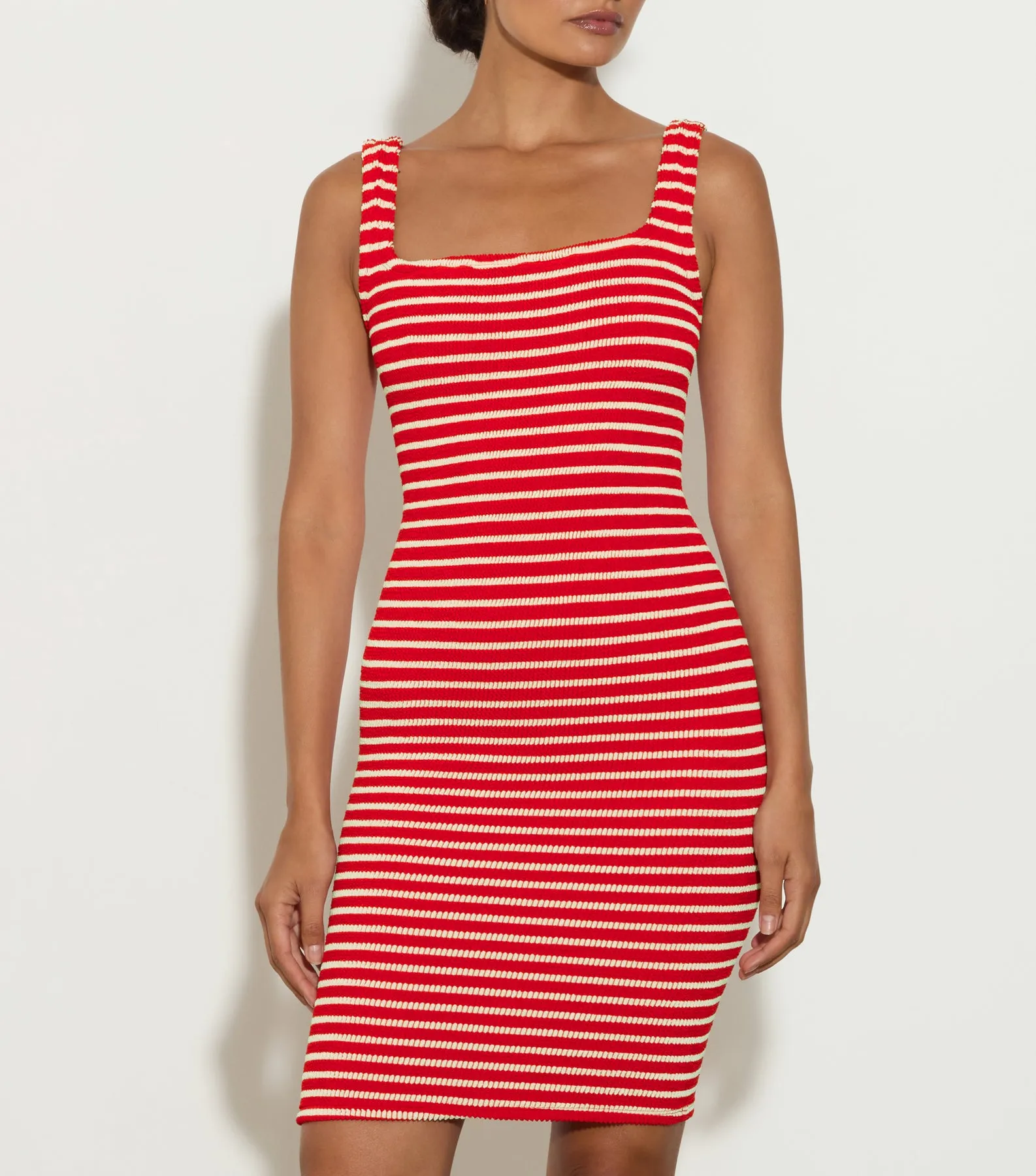 Tank Dress - Red/White Stripe