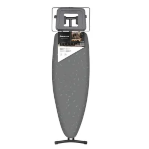 Taurus Ironing Board Mesh Top Powder Coat Grey 124x40cm Argenta Pro