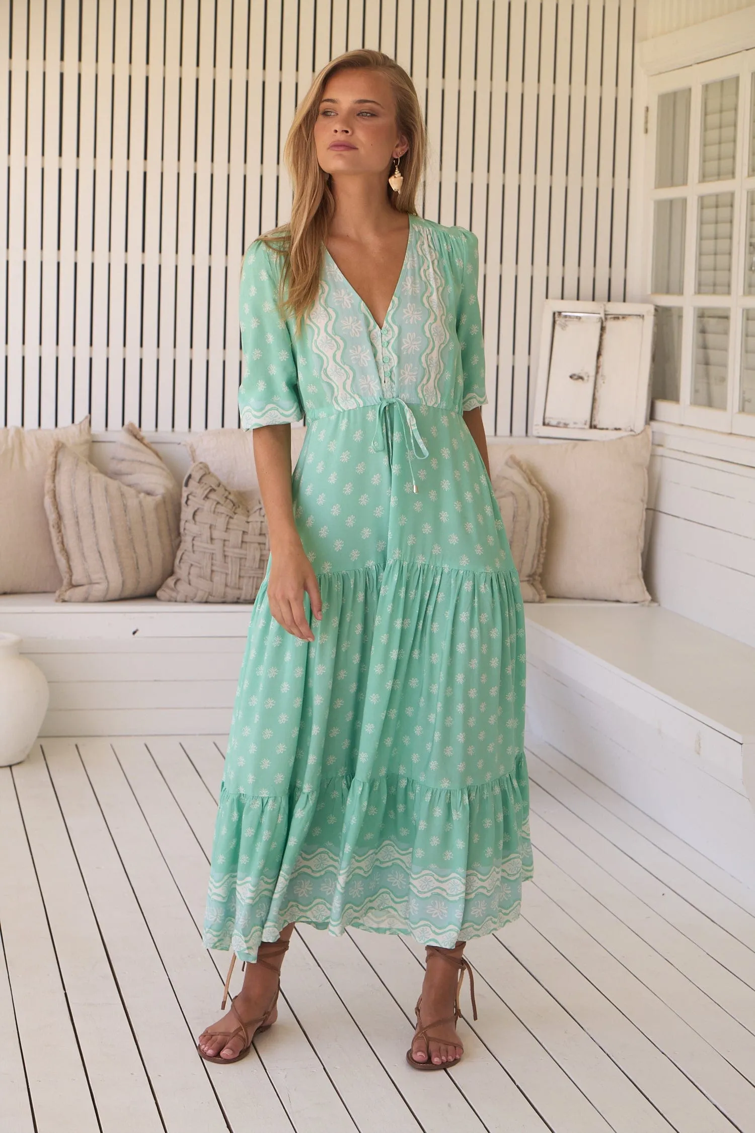 Tessa Maxi Dress - Seafoam
