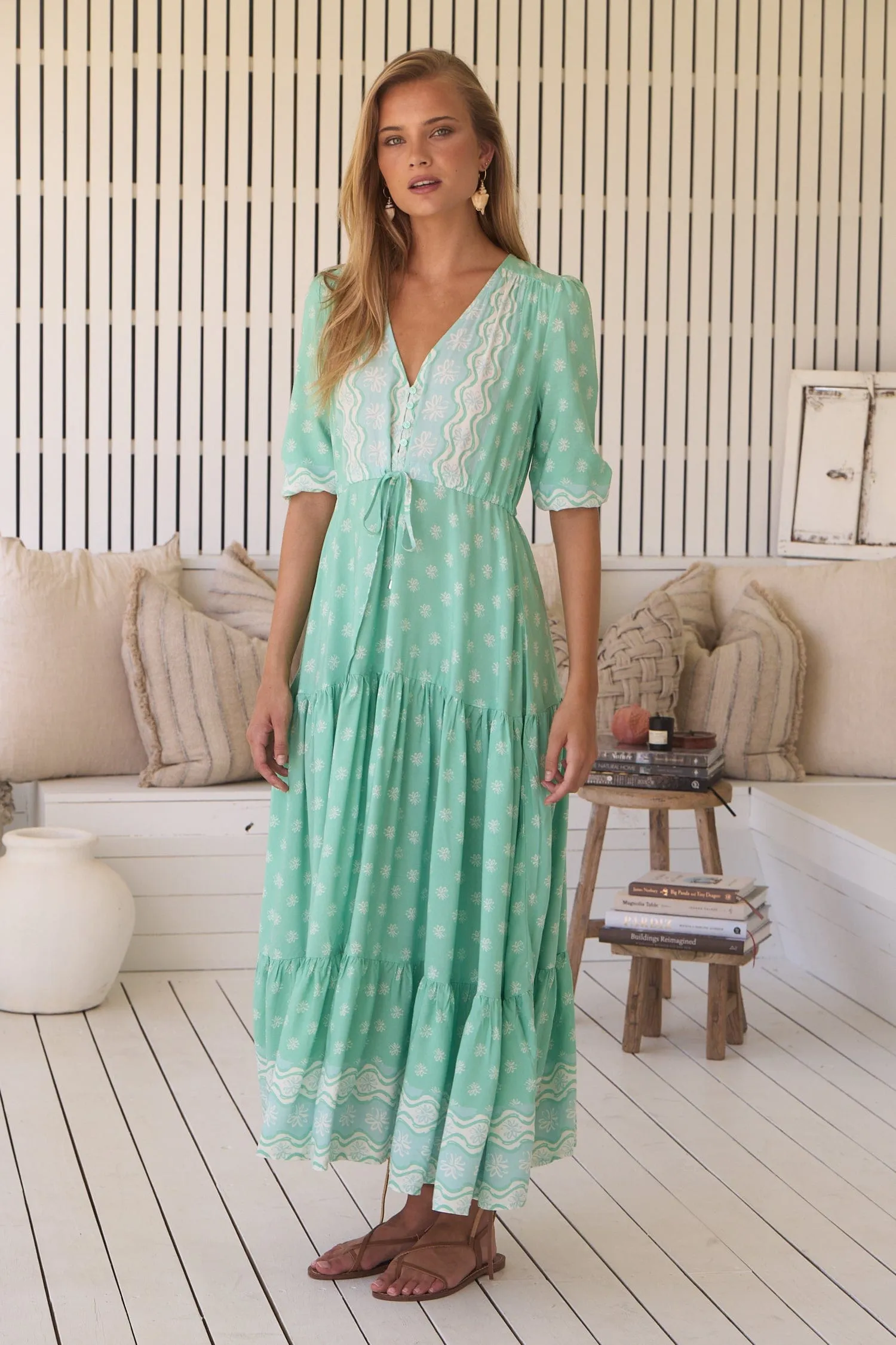 Tessa Maxi Dress - Seafoam