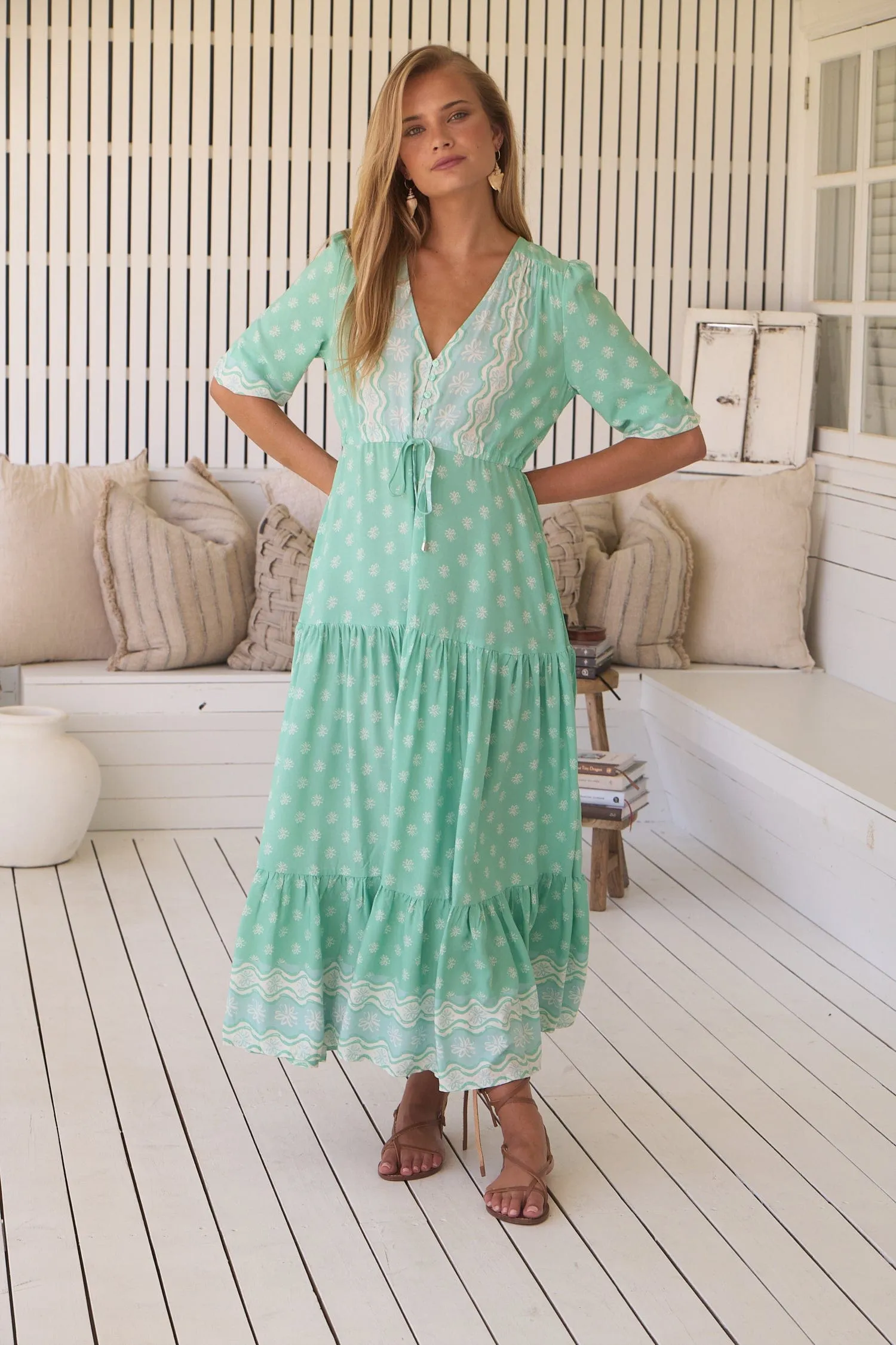 Tessa Maxi Dress - Seafoam