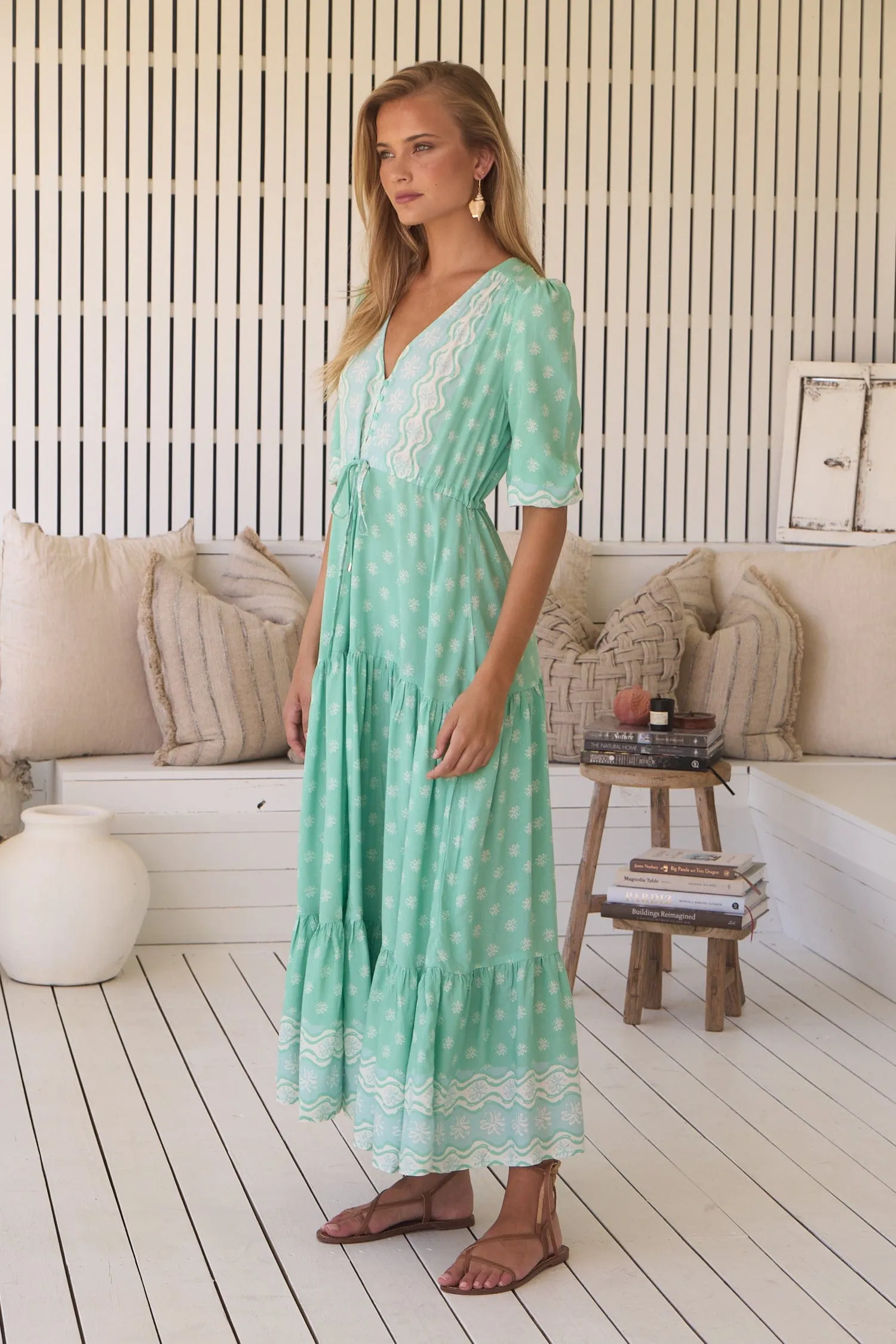 Tessa Maxi Dress - Seafoam