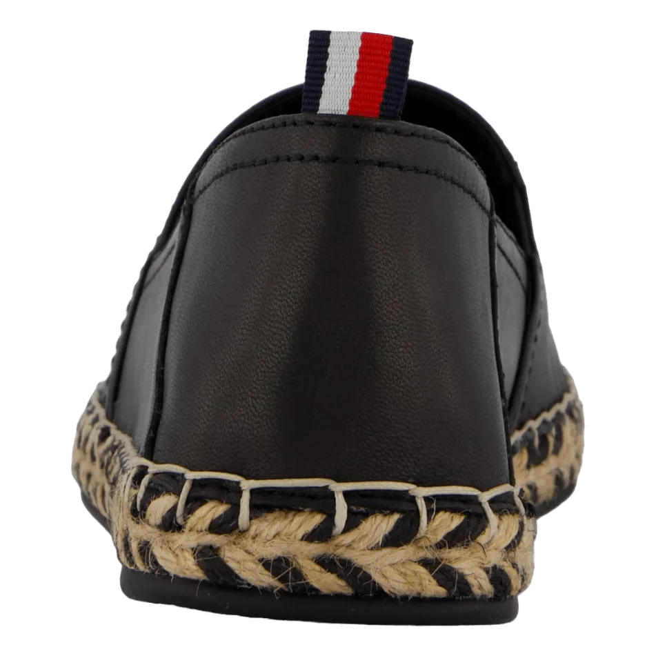 Th Leather Flat Espadrille