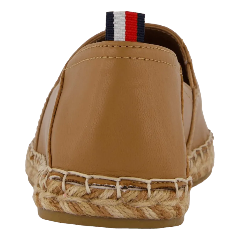 Th Leather Flat Espadrille