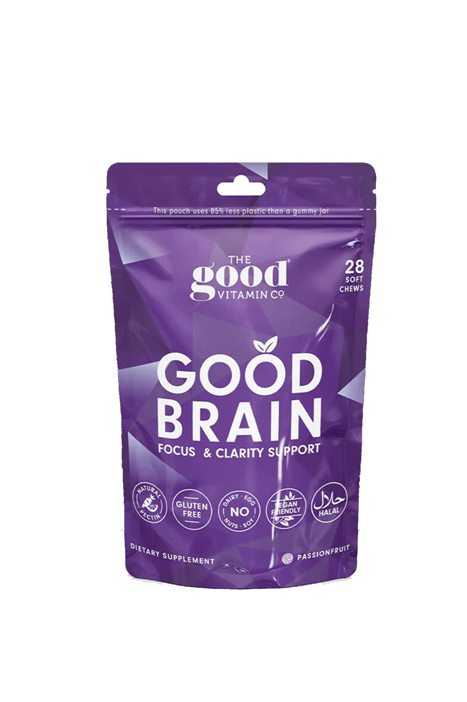 THE GOOD VITAMIN CO Good Brain Focus & Clarity Pouch 28s