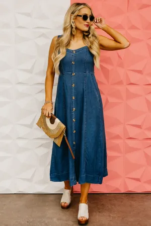 The Lukas Button Down Midi Dress
