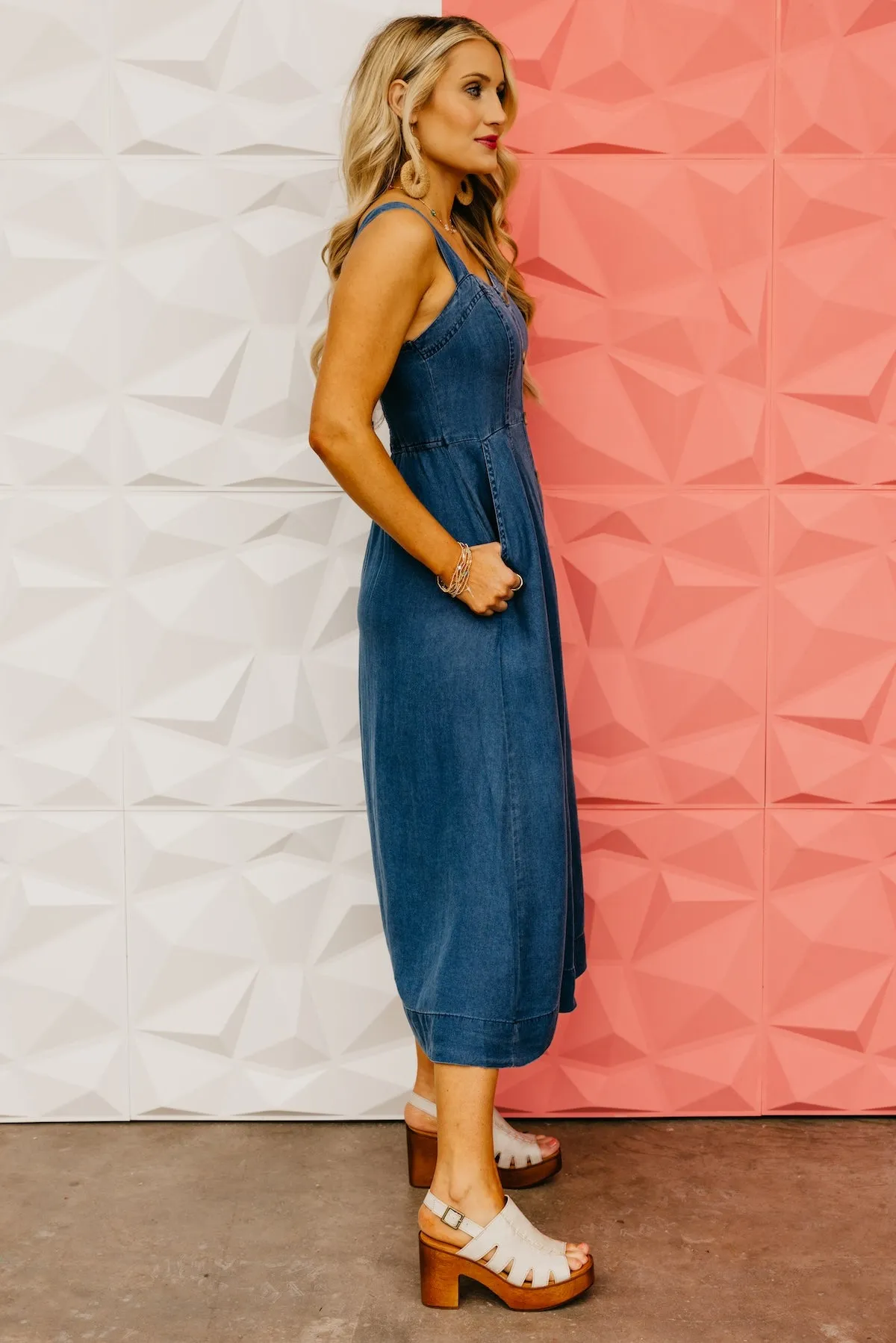 The Lukas Button Down Midi Dress