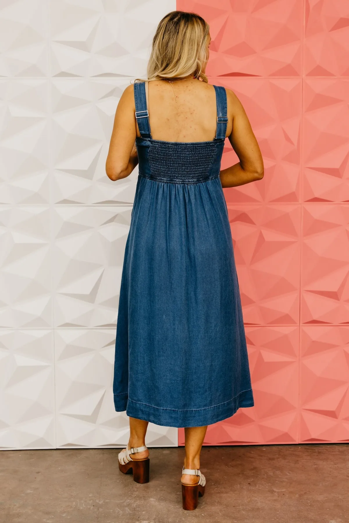 The Lukas Button Down Midi Dress