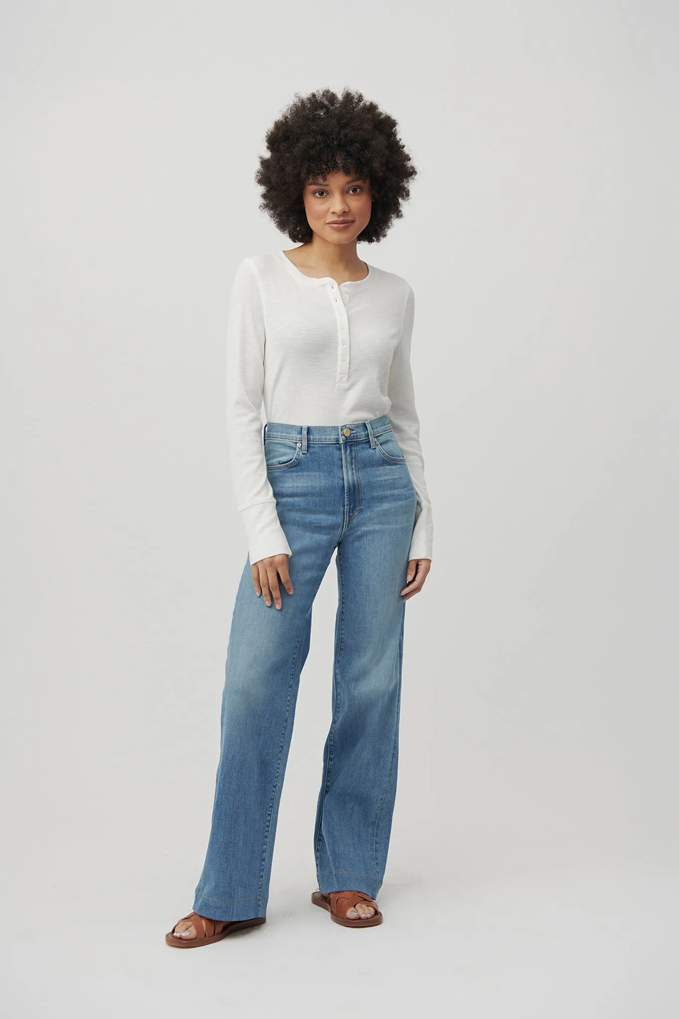 The Malibu Wide Denim  |  Sun-Kissed