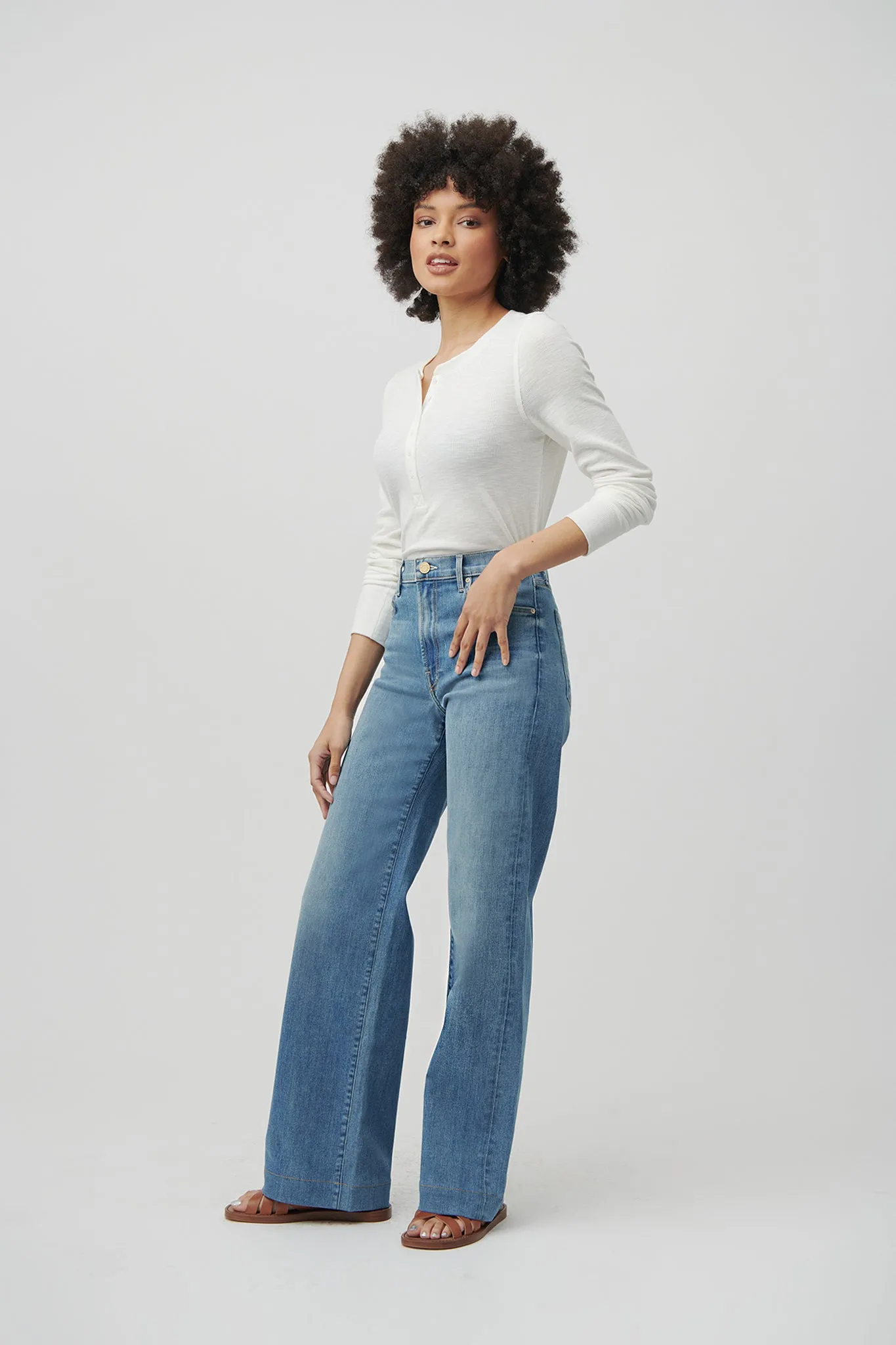 The Malibu Wide Denim  |  Sun-Kissed