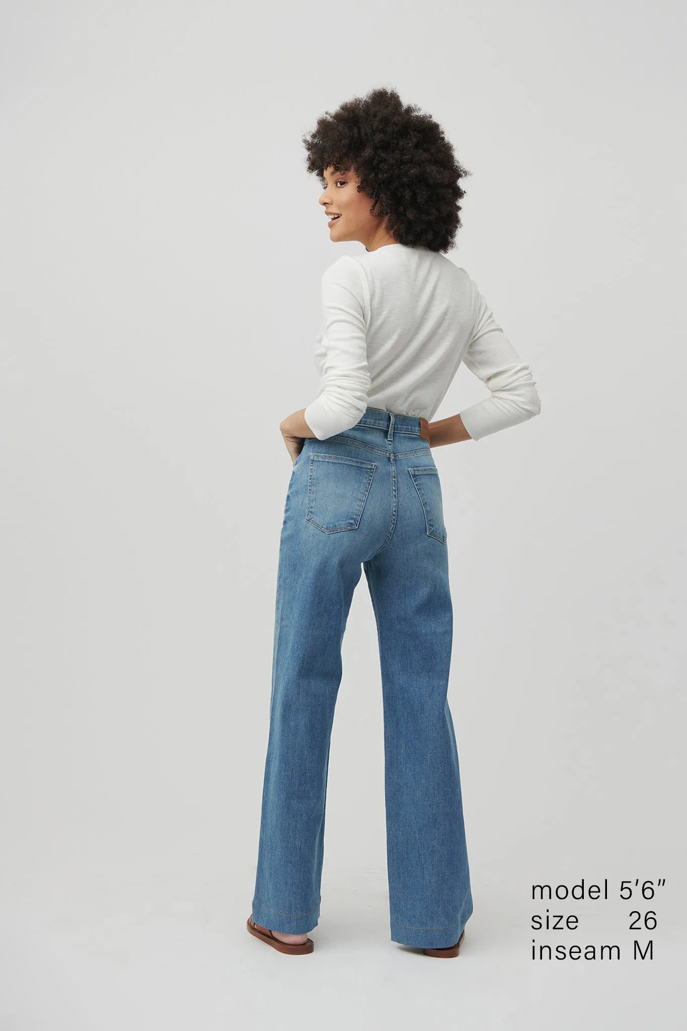 The Malibu Wide Denim  |  Sun-Kissed