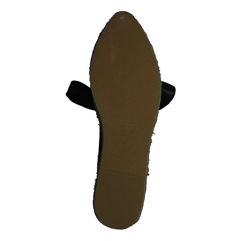 The Mouse Platform Espadrille Black