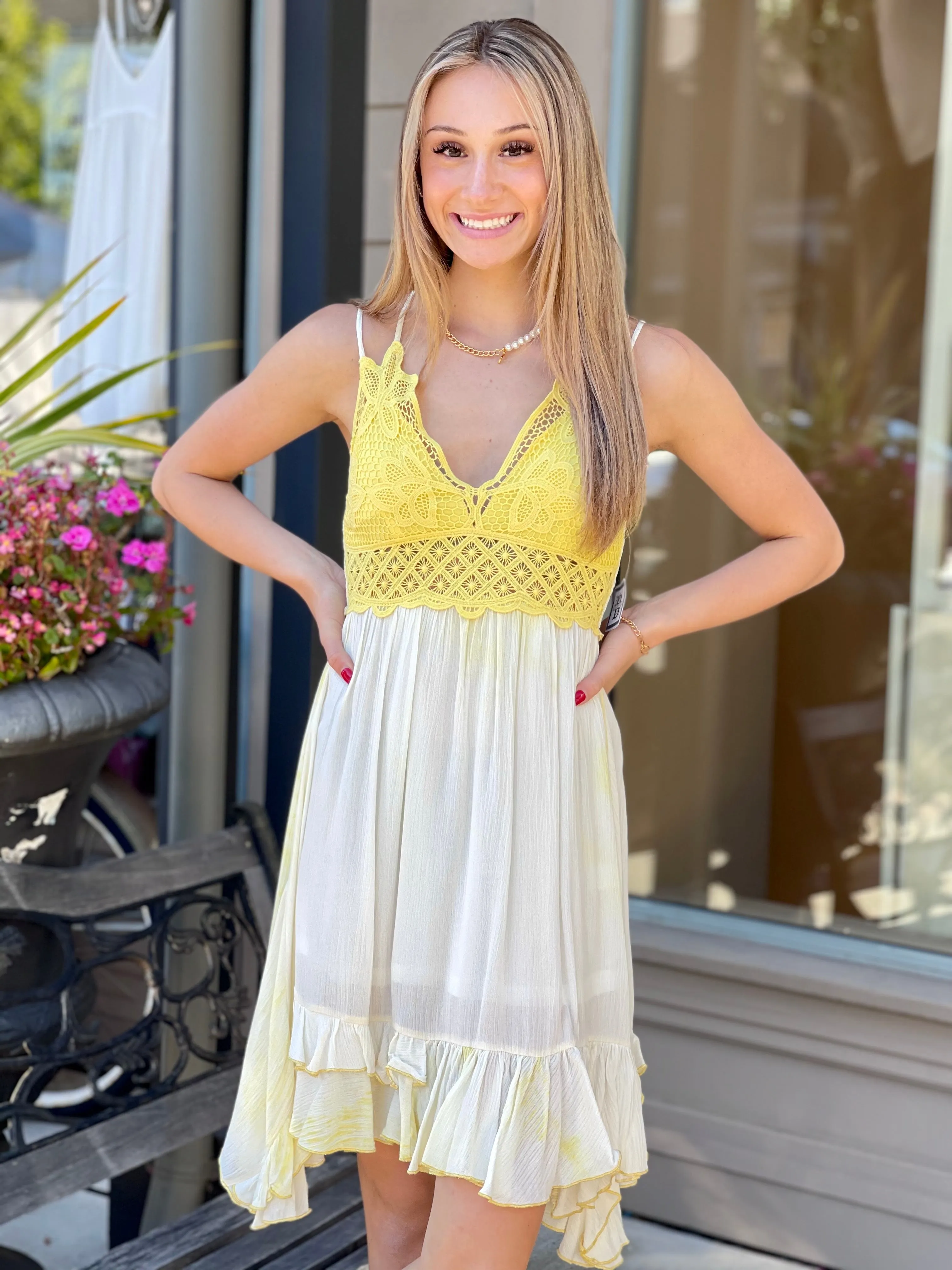 The Reese Dress-Sunflower