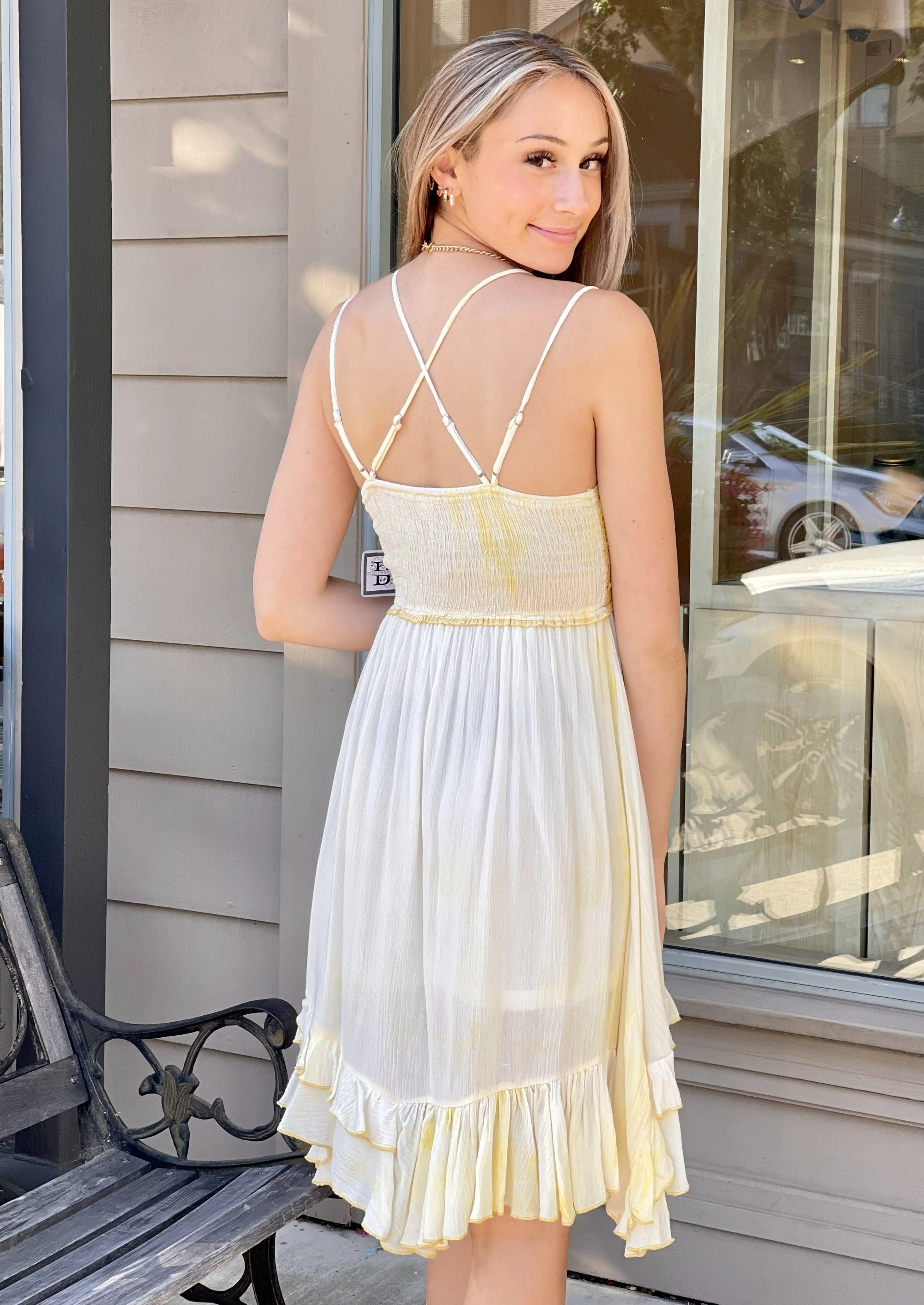 The Reese Dress-Sunflower