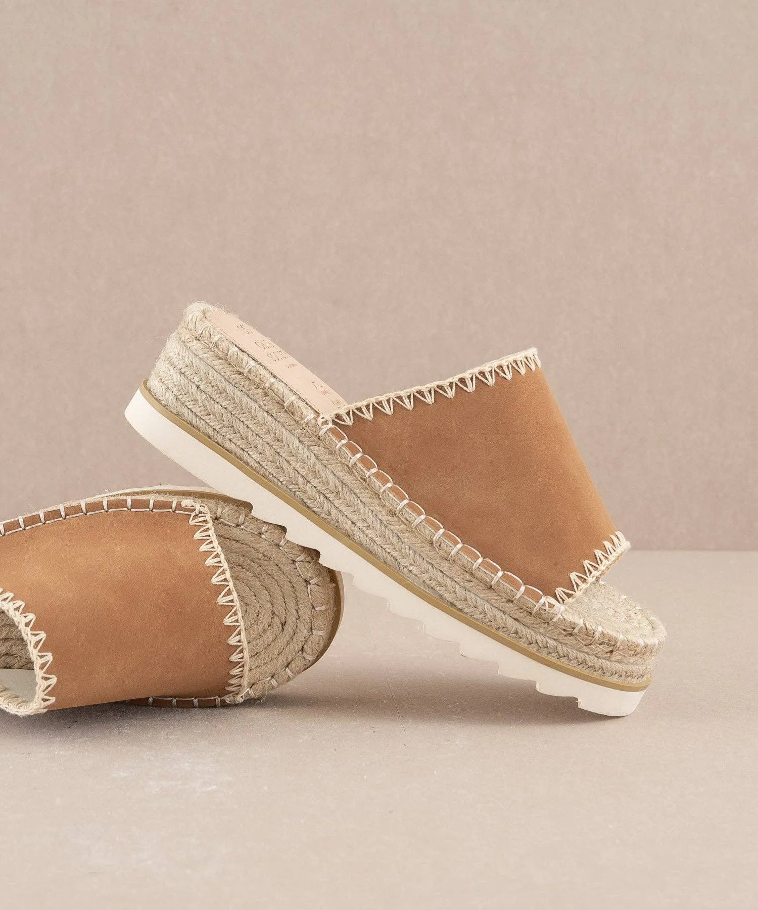 The Vista Camel | Espadrille Platform Sandal