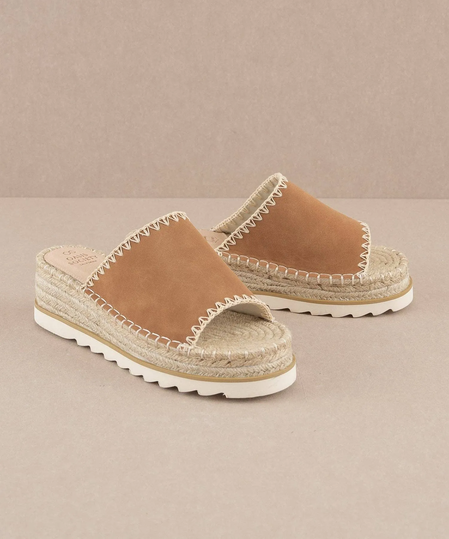 The Vista Camel | Espadrille Platform Sandal