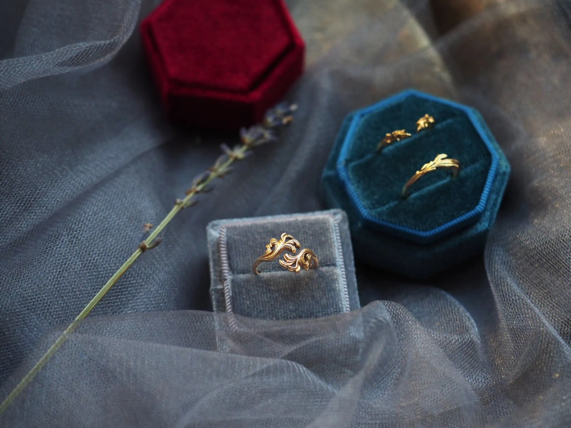 The Wisteria Statement Ring