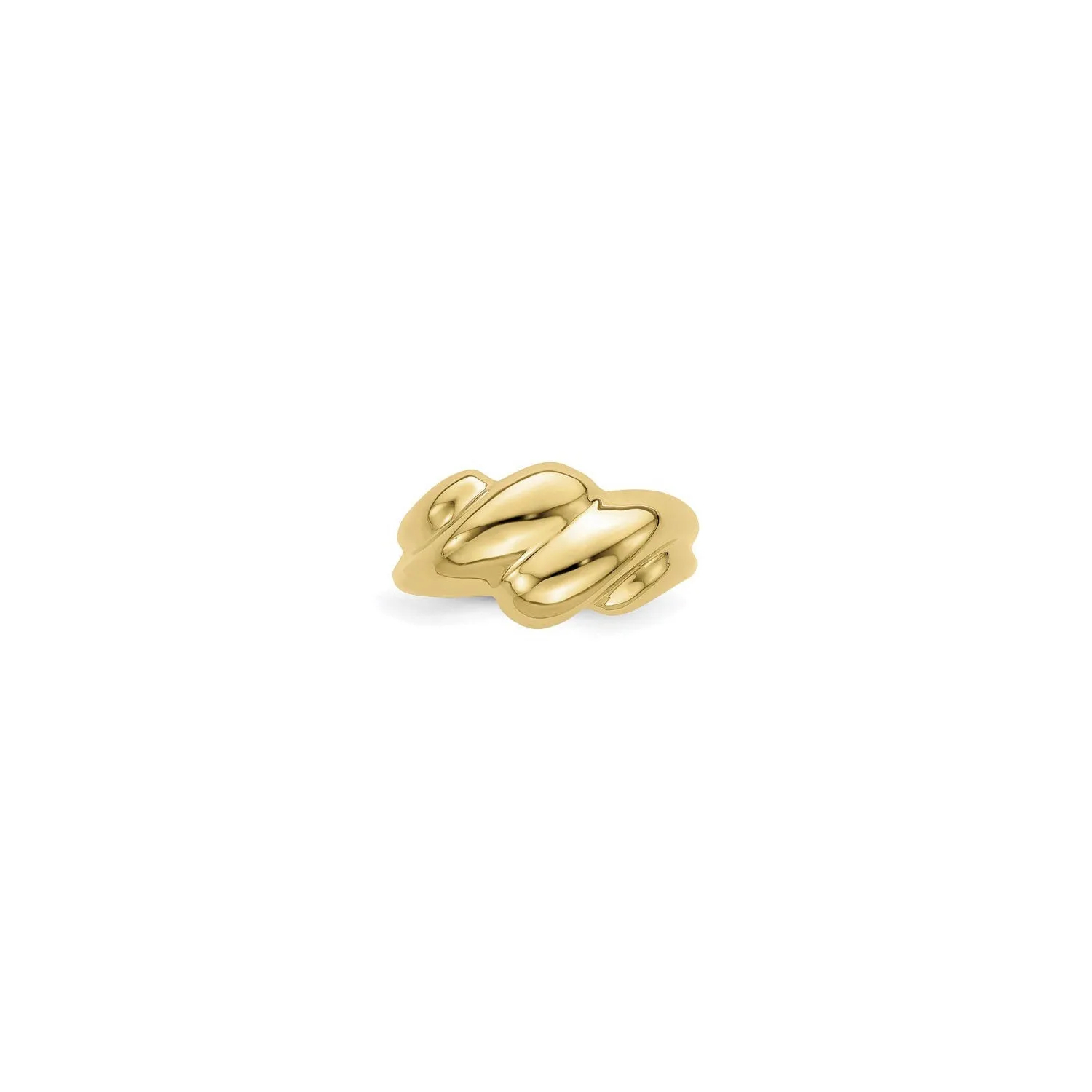 Thick Croissant Dome Ring (14K)