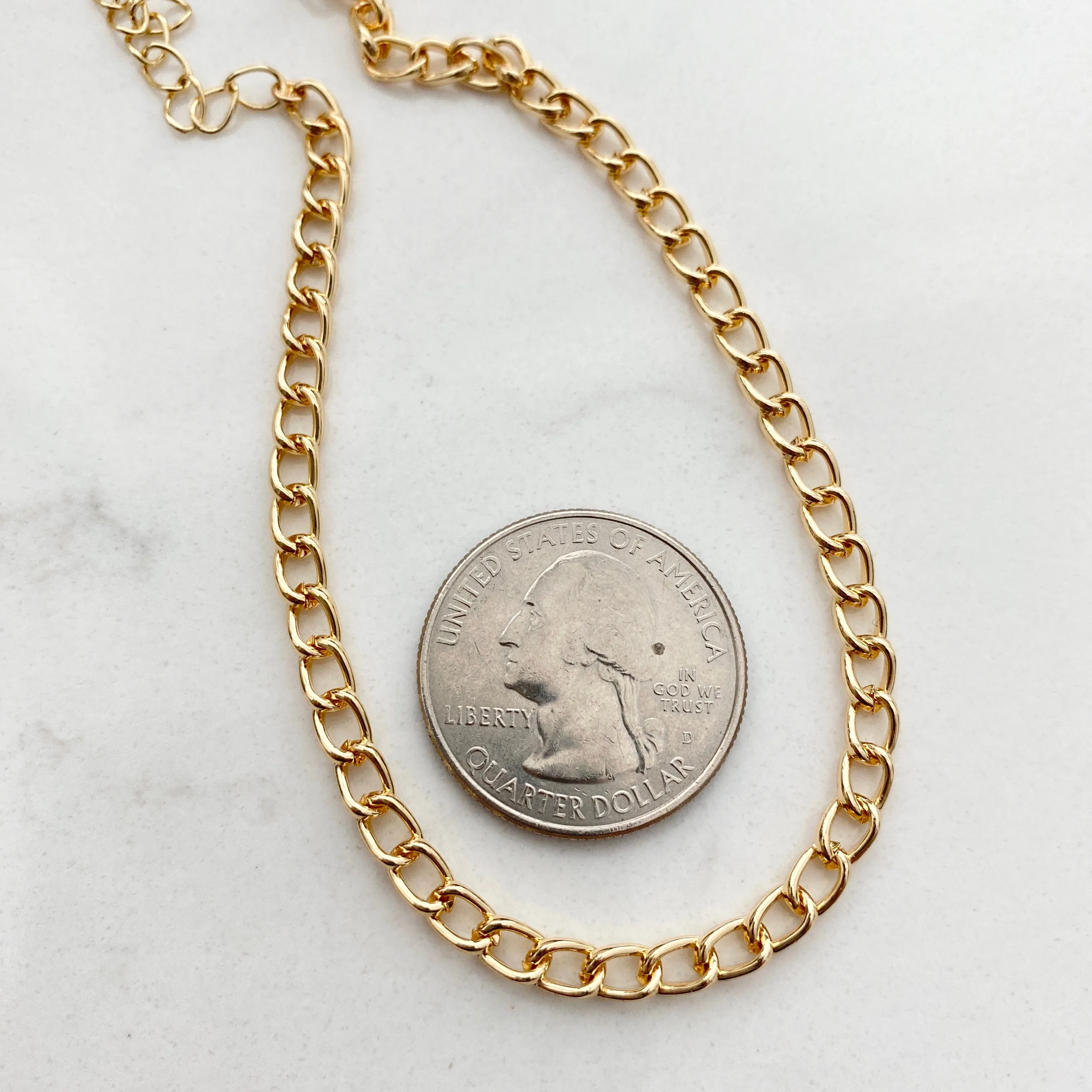 Thick Curb Chain Anklet