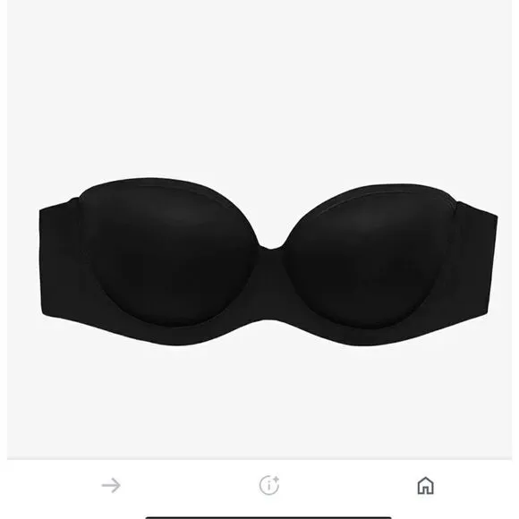 ThirdLove 24/7 Classic Strapless Bra, Black, 36A1/2