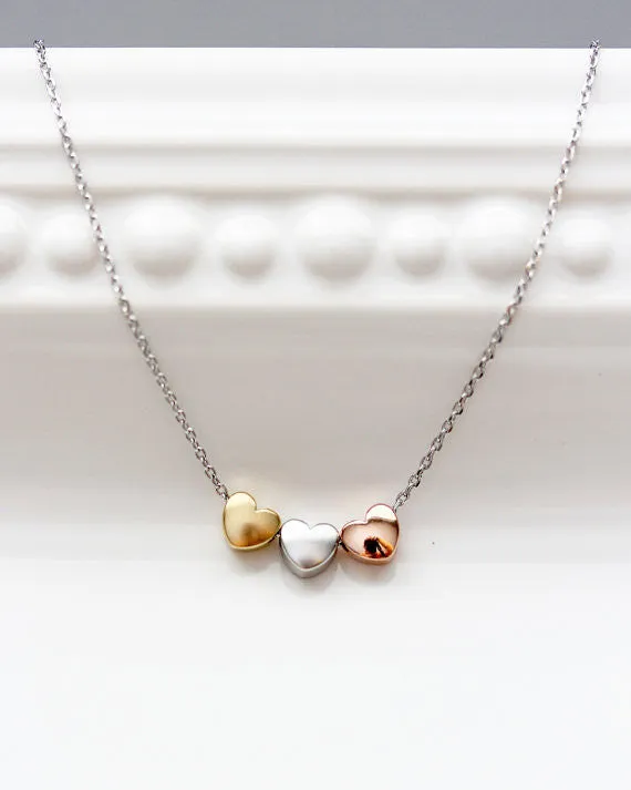 Three Hearts Necklace