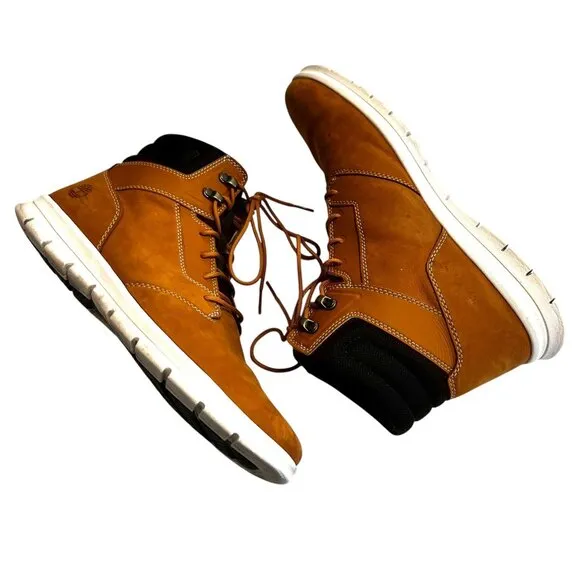 Timberland Mens Graydon Sneaker Defender Repellent Systems Nubuck Leather Sz 11