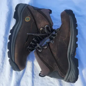 Timberland Men's White‎ Ledge Waterproof Mid Hiker Boot size 7.5 brown