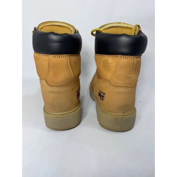 Timberland Pro Mens Composite Toe Work Boots - Size 5M Oil Resistant Wheat Nubuc