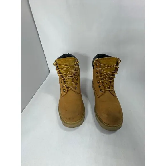 Timberland Pro Mens Composite Toe Work Boots - Size 5M Oil Resistant Wheat Nubuc