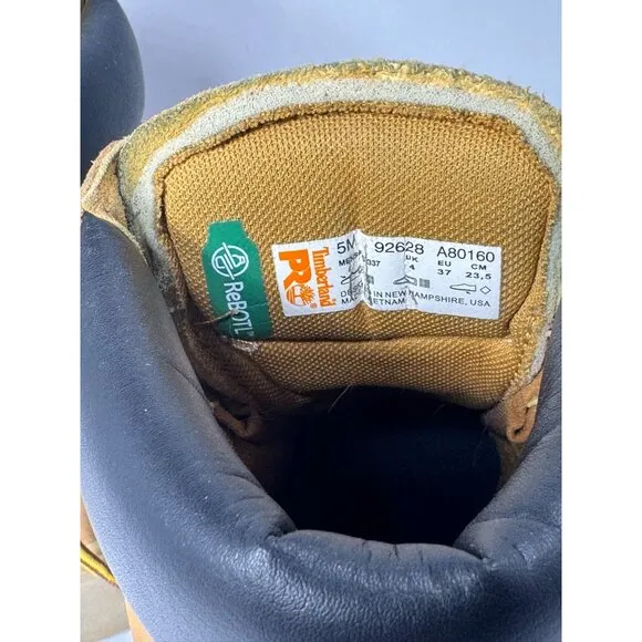 Timberland Pro Mens Composite Toe Work Boots - Size 5M Oil Resistant Wheat Nubuc