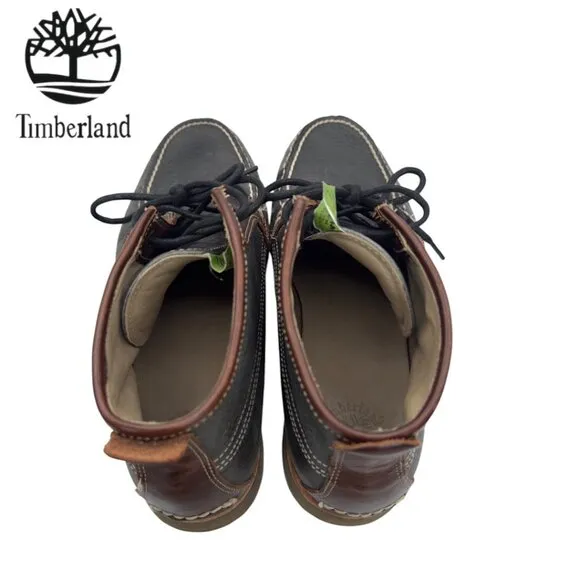 Timberland Two-Tone Leather Chukka Ankle Boots Moc Toe TBOA18WW Men's 10.5 M EUC