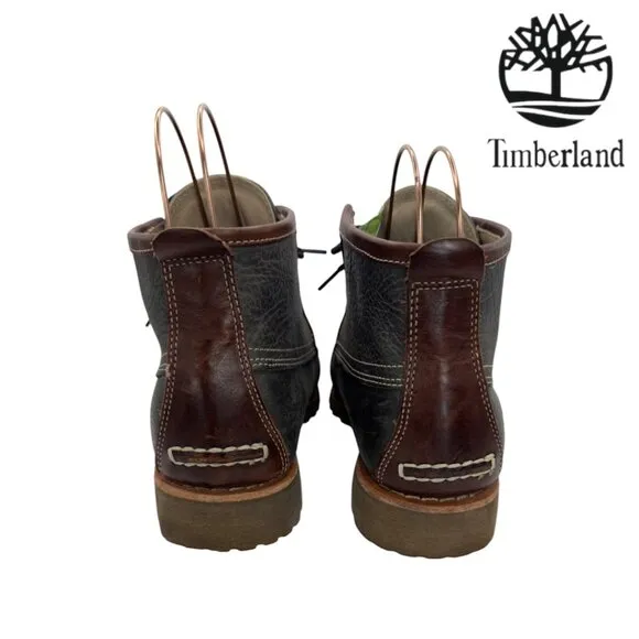 Timberland Two-Tone Leather Chukka Ankle Boots Moc Toe TBOA18WW Men's 10.5 M EUC