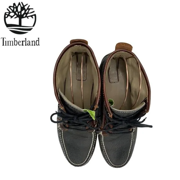 Timberland Two-Tone Leather Chukka Ankle Boots Moc Toe TBOA18WW Men's 10.5 M EUC