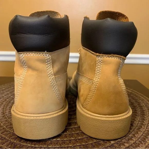 Timberland Classic Boots Boys Kids Size 6 Big Kids Waterproof Nubuck Wheat 10960
