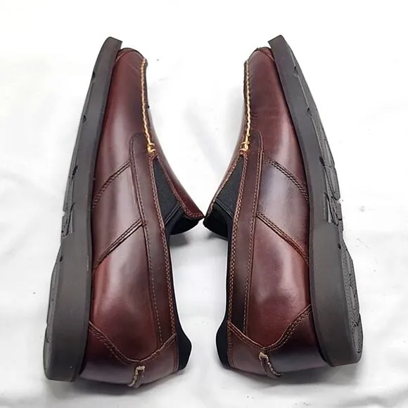 TIMBERLAND●MENS 11.5●{29565} AE CUP BROWN LEATHER LOAFER SLIP-ON NWSW ☆NICE☆