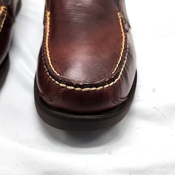 TIMBERLAND●MENS 11.5●{29565} AE CUP BROWN LEATHER LOAFER SLIP-ON NWSW ☆NICE☆
