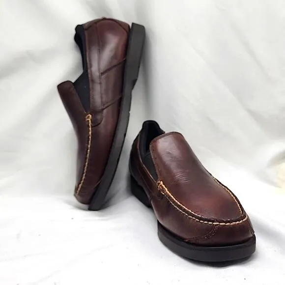 TIMBERLAND●MENS 11.5●{29565} AE CUP BROWN LEATHER LOAFER SLIP-ON NWSW ☆NICE☆