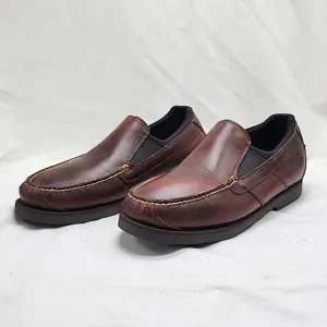 TIMBERLAND●MENS 11.5●{29565} AE CUP BROWN LEATHER LOAFER SLIP-ON NWSW ☆NICE☆