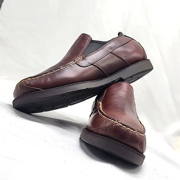 TIMBERLAND●MENS 11.5●{29565} AE CUP BROWN LEATHER LOAFER SLIP-ON NWSW ☆NICE☆
